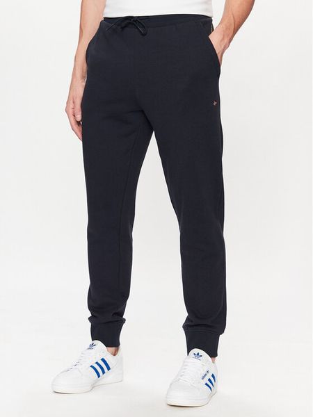 Napapijri Spodnie dresowe Malis Sum NP0A4H8C Granatowy Regular Fit. Niebieskie spodnie dresowe męskie Napapijri, bez wzorów, z bawełny. Za 339.99 zł.