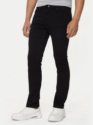 KARL LAGERFELD Jeansy 265840 543862 Czarny Slim Fit. Czarne jeansy męskie KARL LAGERFELD, bez wzorów, z bawełny. Za 479.99 zł.