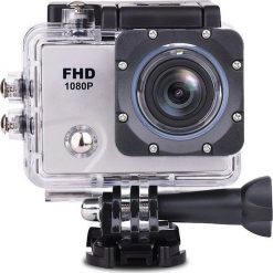 Kamera Hurtel Kamera sportowa 1080P Full HD Wi-Fi 12Mpx wodoodporna szerokokątna + akcesoria biała Kamera sportowa 1080P Full HD Wi-Fi 12Mpx wodoodpor. Białe kamery sportowe Hurtel. Za 98.63 zł.