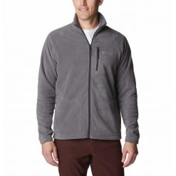 Polar męski Columbia Fast Trek II Plus Size. Szare bluzy z polaru męskie Columbia, m, bez wzorów, z polaru, sportowe, bez ramiączek, bez kaptura. Za 255.30 zł.
