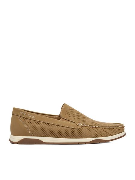 Nautica Mokasyny CEO-TITO-01 Beżowy. Brązowe mokasyny męskie Nautica, z materiału, bez zapięcia. Za 119.99 zł.