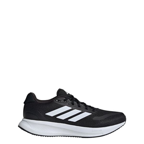 Buty Runfalcon 5 Running. Białe buty do biegania męskie ADIDAS, bez wzorów, bez zapięcia, do biegania. Za 259.00 zł.