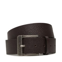 Pasek Męski Calvin Klein. Brązowe paski męskie Calvin Klein, bez wzorów. Za 129.99 zł.