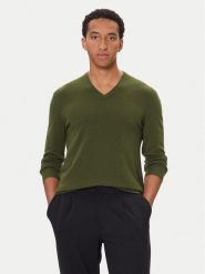 United Colors Of Benetton Sweter 1002U4407 Zielony Regular Fit. Zielone kardigany męskie United Colors Of Benetton, m, bez wzorów, z wełny, bez ramiączek. Za 279.99 zł.