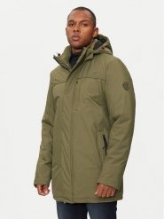 INDICODE Kurtka zimowa Inviks 15-848 Khaki Regular Fit. Brązowe kurtki męskie INDICODE, na zimę, m, bez wzorów, z syntetyku, bez ramiączek, bez kaptura. Za 349.99 zł.