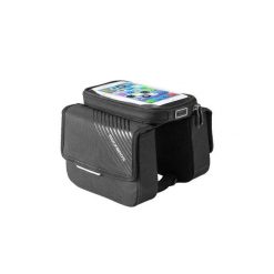 Torba rowerowa Combocase. Czarne torby męskie na ramię ROCKBROS, bez wzorów, na ramię. Za 64.99 zł.