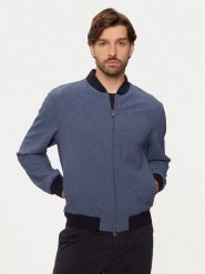 Boss Kurtka bomber Nolwin 50433876 Granatowy Slim Fit. Niebieskie kurtki męskie Boss, m, bez wzorów, z syntetyku, bez ramiączek, bez kaptura. Za 2,229.00 zł.