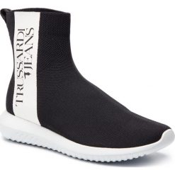 Sneakersy TRUSSARDI JEANS - 77A00155 K308. Czarne buty sportowe na co dzień męskie marki TRUSSARDI JEANS, bez wzorów, z jeansu, klasyczne, bez ramiączek. Za 679.00 zł.