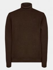 INDICODE Golf Van Paul 35-699 Brązowy Regular Fit. Brązowe kardigany męskie INDICODE, m, bez wzorów, z bawełny, bez ramiączek. Za 69.99 zł.