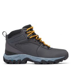 Trekkingi Columbia. Szare buty trekkingowe męskie Columbia, bez wzorów, sportowe, bez obcasa, bez zapięcia. Za 369.99 zł.