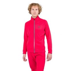 Bluza męska Rossignol Blackside Fleece Fz. Czerwone bluzy nierozpinane męskie Rossignol, m, bez wzorów, sportowe, bez ramiączek, bez kaptura. Za 419.99 zł.