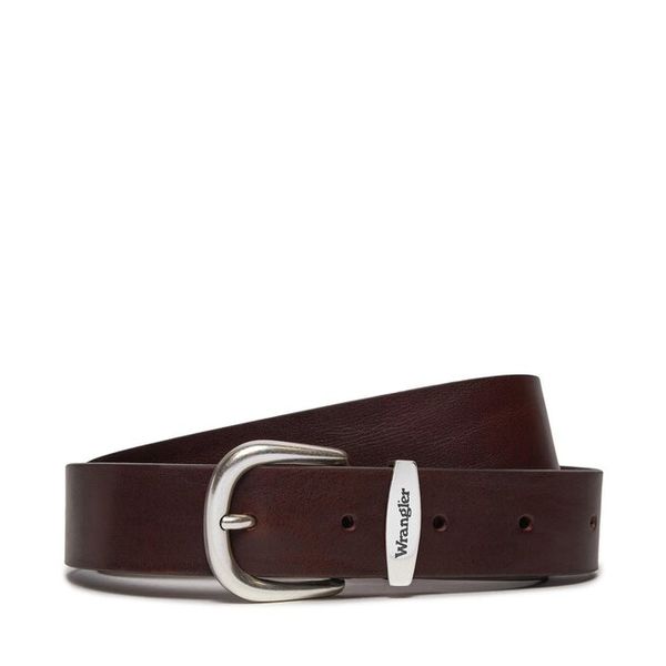 Pasek Męski Wrangler. Brązowe paski męskie Wrangler, bez wzorów. Za 139.99 zł.