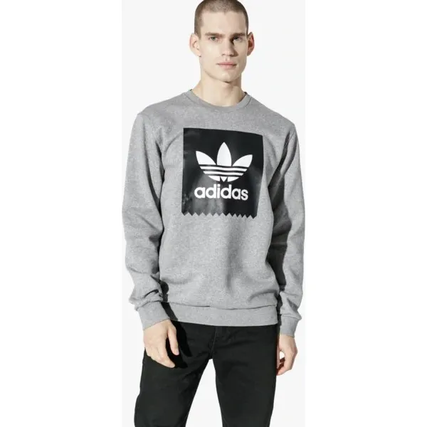 Adidas Bluza Bb Crewneck , szary, rozmiar L. Szare bluzy nierozpinane męskie ADIDAS, l, bez wzorów, z bawełny, bez ramiączek, bez kaptura. W wyprzedaży za 199.99 zł.