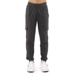 Spodnie dresowe oddychający oddychający z bawełna z elastyczny pas na co dzień. Szare spodnie na co dzień męskie LEONE 1947 APPAREL, bez wzorów, z bawełny, sportowe. W wyprzedaży za 112.15 zł.