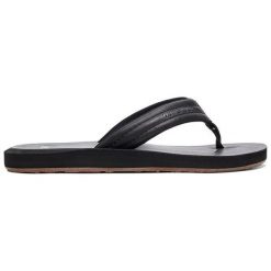 Quiksilver Sandały męskie Carver Nubuck stałe Black AQYL100623-SBKM (rozmiar 46). Czarne sandały męskie Quiksilver, z nubiku, bez zapięcia. W wyprzedaży za 125.00 zł.