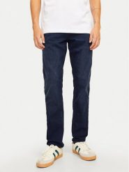 Jack & Jones Jeansy Glenn 12259055 Granatowy Slim Fit. Niebieskie jeansy męskie Jack & Jones, bez wzorów, z bawełny. Za 129.99 zł.