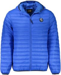 CZARNA KURTKA MĘSKA KLASY CAVALLI 2XL. Czarne kurtki męskie Cavalli Class, m, bez wzorów, bez ramiączek, bez kaptura. Za 321.47 zł.