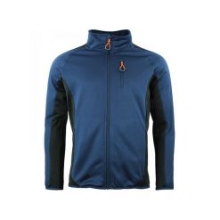 Kurtka polarshell Peak Mountain. Czarne kurtki męskie Peak Mountain, bez wzorów, sportowe, bez ramiączek, bez kaptura. W wyprzedaży za 217.00 zł.