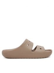 Crocs Klapki Classic Sandal v2 209403 Brązowy. Brązowe klapki i japonki męskie Crocs, bez wzorów, z tworzywa sztucznego. Za 129.99 zł.
