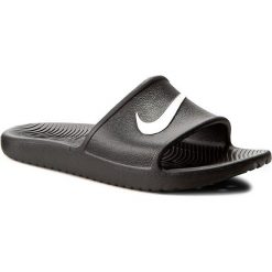 Klapki NIKE - Kawa Shower 832528 001 Black/White. Czarne klapki i japonki męskie Nike, bez wzorów, z tworzywa sztucznego. Za 99.00 zł.
