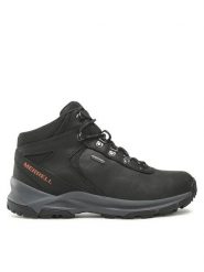 Merrell Trekkingi Erie Mis Ltr Wp J500151 Czarny. Czarne buty trekkingowe męskie Merrell, bez wzorów, z nubiku, bez zapięcia, trekkingowe. Za 529.99 zł.