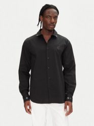 Just Cavalli Koszula 78OAL2A0 Czarny Relaxed Fit. Czarne koszule męskie Just Cavalli, m, bez wzorów, z bawełny, bez kołnierzyka, bez ramiączek. Za 919.99 zł.