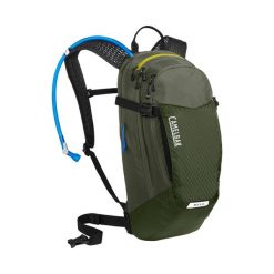 Plecak rowerowy z bukłakiem CamelBak M.U.L.E. 12 - dusty olive. Zielone plecaki męskie CAMELBAK, bez wzorów. Za 471.99 zł.