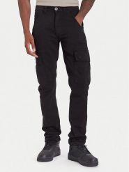 Alpha Industries Spodnie materiałowe Agent 158205 Czarny Regular Fit. Czarne spodnie na co dzień męskie Alpha Industries, bez wzorów, z bawełny. Za 259.99 zł.