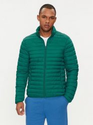 United Colors Of Benetton Kurtka przejściowa 2BA2UN028 Zielony Regular Fit. Zielone kurtki męskie United Colors Of Benetton, m, bez wzorów, z syntetyku, bez ramiączek, bez kaptura. Za 209.99 zł.