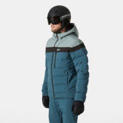 Kurtka narciarska Helly Hansen Bossanova. Zielone kurtki narciarskie i snowboardowe męskie Helly Hansen, na zimę, bez wzorów, bez kaptura, narciarskie. Za 1,299.00 zł.