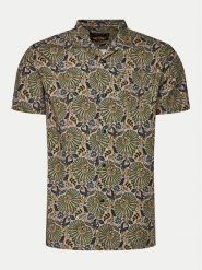 INDICODE Koszula Stevo 20-454 Zielony Regular Fit. Zielone koszule męskie INDICODE, m, bez wzorów, z bawełny, bez kołnierzyka, bez ramiączek. Za 139.99 zł.