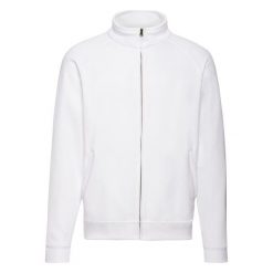 Męska Klasyczna Bluza Dresowa. Białe bluzy nierozpinane męskie Fruit of the Loom, l, bez wzorów, z dresówki, klasyczne, bez ramiączek, bez kaptura. Za 114.99 zł.