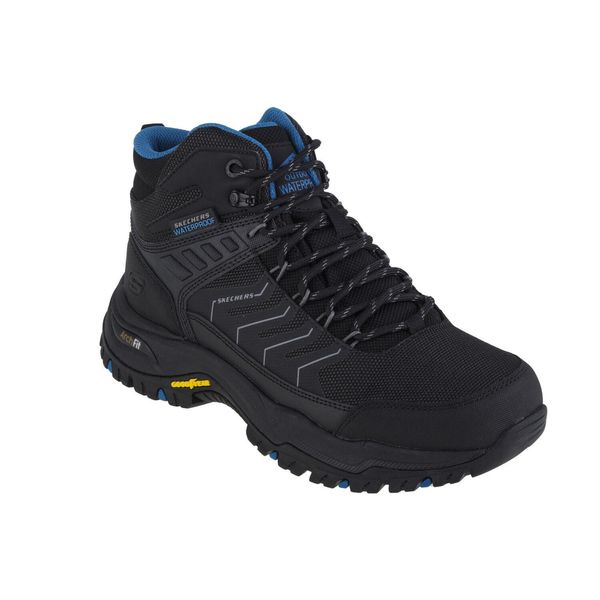 Buty Skechers Trekkings Arch Fit Dawson Raveno, Mężczyźni. Czarne buty trekkingowe męskie Skechers, bez wzorów, z materiału, bez zapięcia. Za 376.99 zł.
