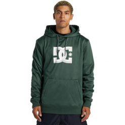 Bluza z kapturem DC Shoes SNOWSTAR - TECHNICAL FLEECE, Mężczyźni. Zielone bluzy nierozpinane męskie DC Shoes, m, bez wzorów, z poliesteru, sportowe, bez ramiączek, z kapturem. Za 490.00 zł.