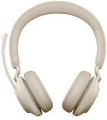 Słuchawki - Słuchawki bezprzewodowe Jabra Evolve 2 65 UC Stereo Beige - 26599-989-898. Brązowe słuchawki bluetooth Jabra. Za 669.99 zł.