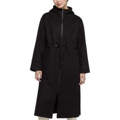 Kurtka GEOX W DORALEA LONG COAT Czarny. Czarne kurtki męskie Geox, m, bez wzorów, z tkaniny, bez ramiączek, bez kaptura. Za 811.99 zł.