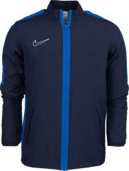 Bluza sportowa męska Nike Dri-FIT Academy 23. Niebieskie bluzy bez kaptura męskie Nike, m, bez wzorów, bez kaptura. Za 176.08 zł.