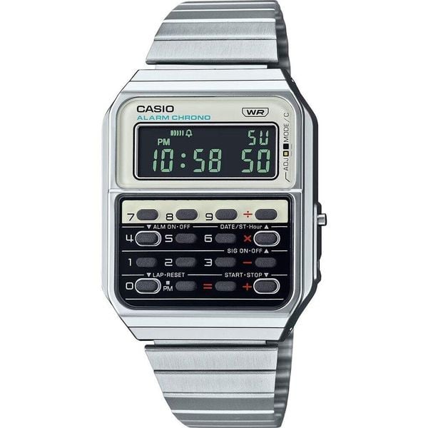 Zegarek Męski Casio CA-500WE-7BEF. Szare zegarki męskie Casio. W wyprzedaży za 281.75 zł.