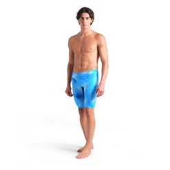 Spodenki Treningowe Arena Swim Jammer Allover Print. Niebieskie szorty sportowe męskie ARENA, bez wzorów, sportowe. Za 199.99 zł.