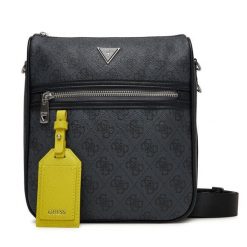 Saszetka Guess. Szare saszetki męskie Guess, z aplikacjami, młodzieżowe, małe. Za 279.99 zł.