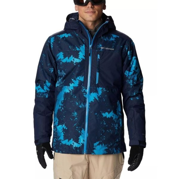 Płaska kurtka męska Columbia Timberturner II. Niebieskie kurtki narciarskie i snowboardowe męskie Columbia, m, bez wzorów, bez kaptura, narciarskie. W wyprzedaży za 849.00 zł.
