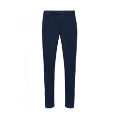 Spodnie garniturowe Kariban Premium. Niebieskie eleganckie spodnie męskie KARIBAN, bez wzorów. Za 368.50 zł.