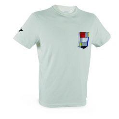 Koszulka Ges La Vie Claire. Białe t-shirty sportowe męskie GES, bez wzorów, z bawełny, sportowe, bez ramiączek. Za 200.50 zł.