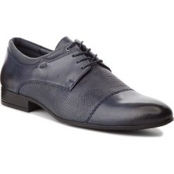 Półbuty LASOCKI FOR MEN MI08-C240-286-01. Niebieskie eleganckie półbuty męskie Lasocki For Men, ze skóry, bez obcasa, bez zapięcia. Za 179.99 zł.