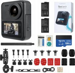 Kamera kandao Kandao QooCam 3 360° Action Camera - Motorcycle Combo. Kamery sportowe KANDAO. Za 2,099.00 zł.