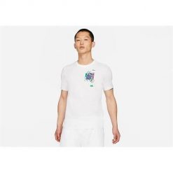 Koszulka sportowa męska Nike Air Jordan Futura. Białe t-shirty sportowe męskie Nike, m, bez wzorów, sportowe, bez ramiączek. Za 227.00 zł.