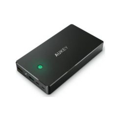 Powerbank Aukey 20000mAh PB-T10/RTL z wejściem Lightning i Quick Charge 3.0. Czarne powerbanki Aukey. Za 160.98 zł.