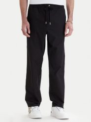 Versace Jeans Couture Spodnie materiałowe 80GAA100 N0132 Czarny Regular Fit. Czarne spodnie na co dzień męskie Versace Jeans Couture, bez wzorów, z bawełny. Za 1,029.00 zł.