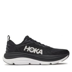Buty do biegania Hoka. Czarne buty do biegania męskie HOKA, bez wzorów, bez zapięcia, do biegania. Za 599.99 zł.
