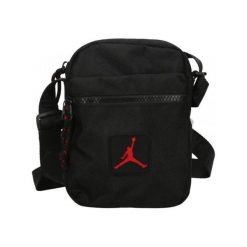 Saszetka torebka listonoszka Nike Jordan RISE FESTIVAL. Czarne saszetki męskie Jordan, bez wzorów. W wyprzedaży za 105.00 zł.